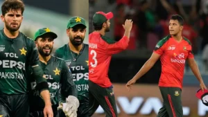 Pakistan national cricket team vs Bangladesh national cricket team match scorecard